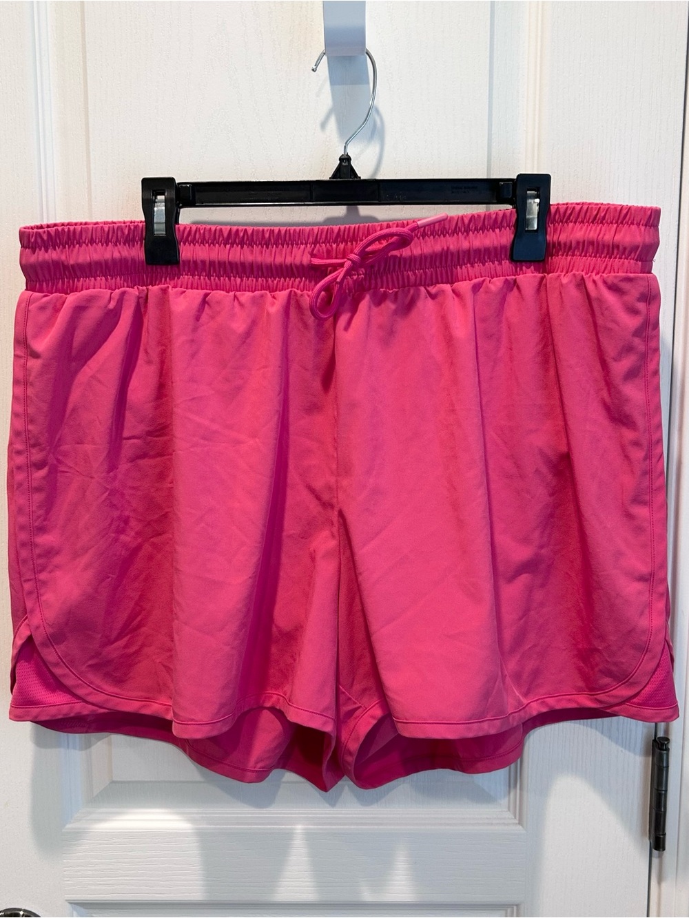 Ideology Performance Athletic Running Shorts Size 2X Pink Drawstring Lined
